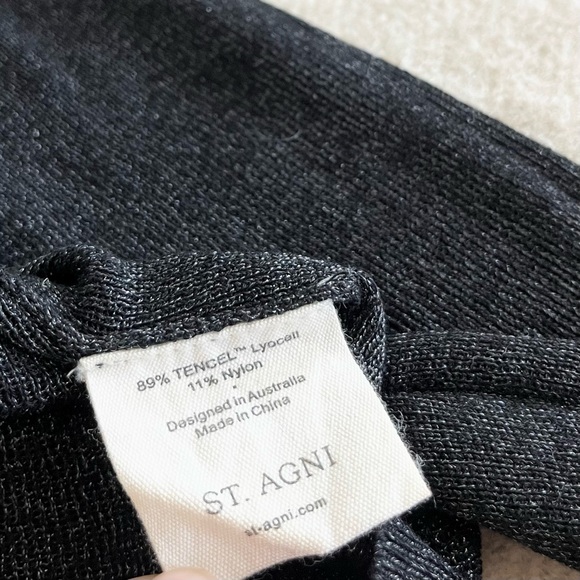 St Agni The Long Sleeve High Neck Knit Top in galaxy - Picture 10 of 11